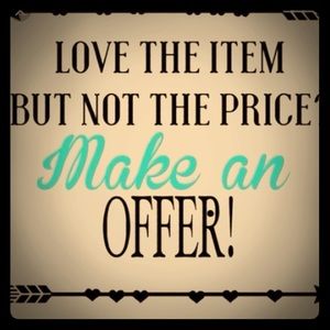 Offers are always welcomed in my closet! 😊🦋💕